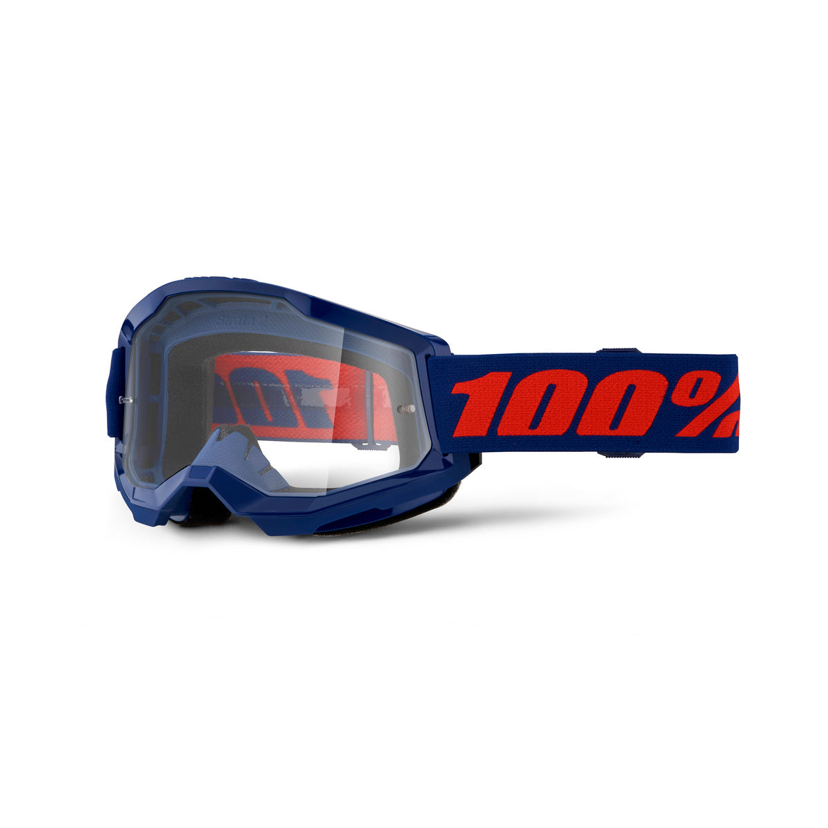 Goggles 100% Strata 2 Navy - Mica Transparente